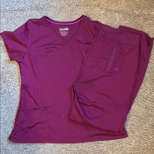 Healing Hands Purple Label Scrub Set